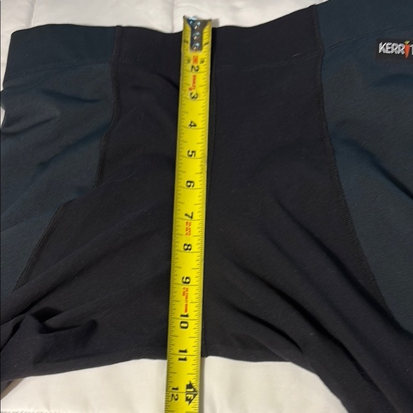 Kerrits Equestrian Flex Tight Legging Pant Full Stretch Black / Green Size M - Picture 7 of 12